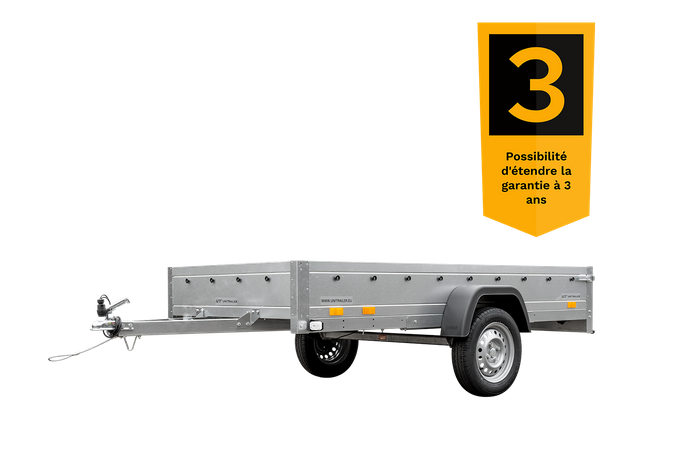 Remorque à timon fixe Unitrailer GARDEN TRAILER 264 – Image 2