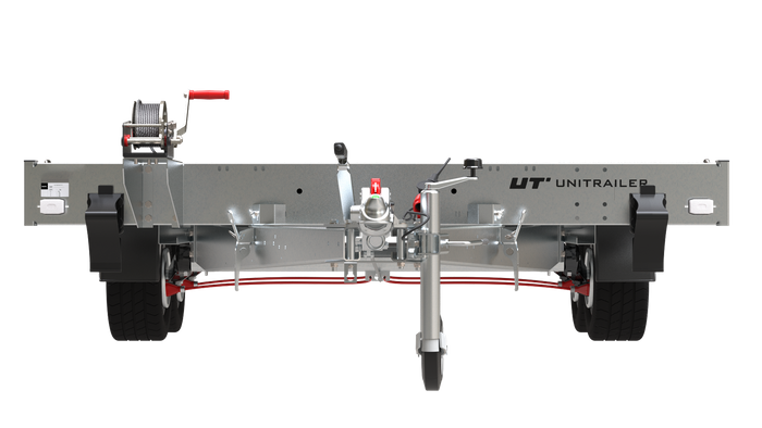 Remorque plate basculante 400×200 UNIPLAT 4020S P 2700 kg – Image 4