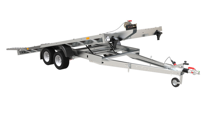 Remorque plate basculante 400×200 UNIPLAT 4020S P 2700 kg – Image 6