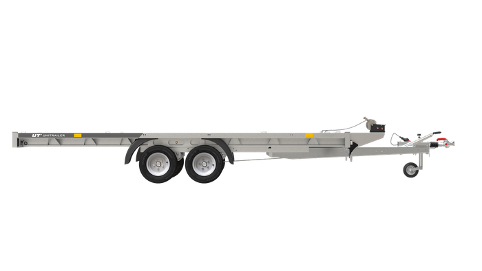Remorque plate basculante 400×200 UNIPLAT 4020S P 2700 kg – Image 3